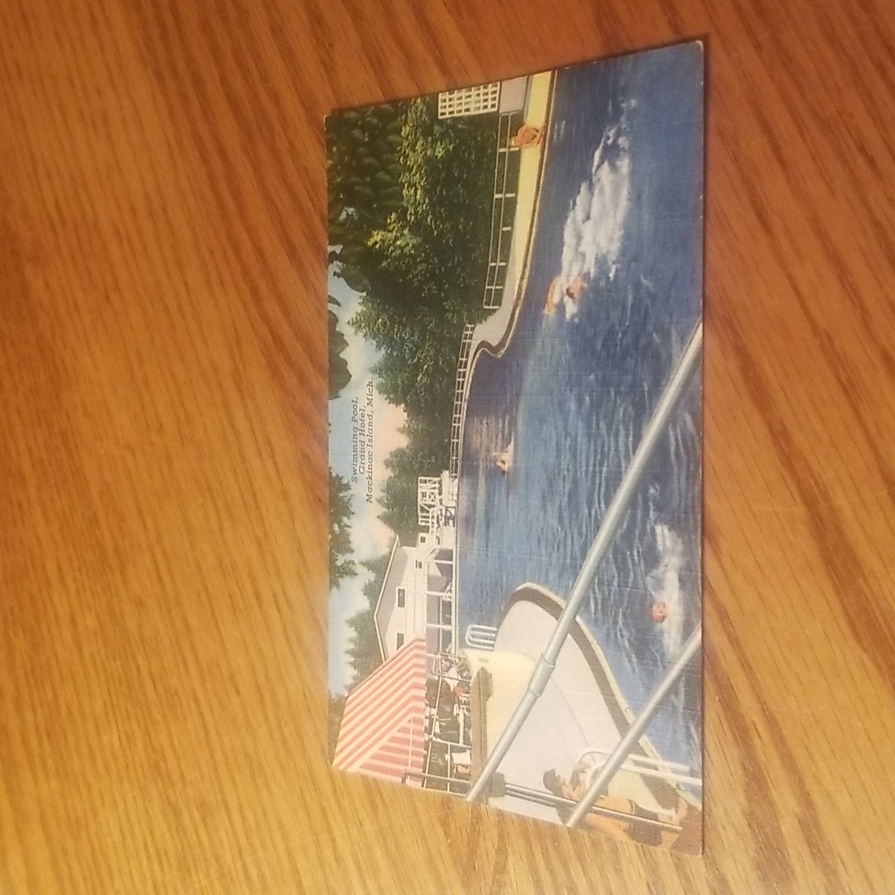 Vintage Grand Hotel Mackinac Island Postcard